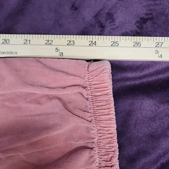 American Eagle Dusty Pink High-Rise Baggy Joggers Cargo sz16 - Picture 9 of 10